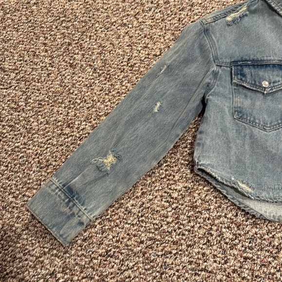 idem ditto Distressed Denim Jacket size small - Picture 4 of 8